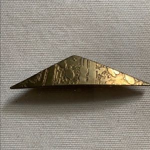 Brass Brooch